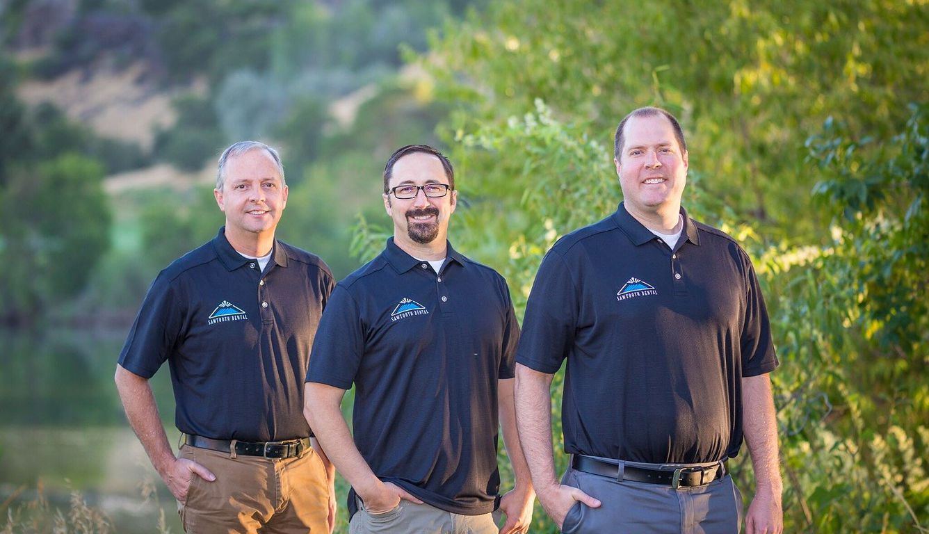 Drs. Eric Thomas, Stephen Dixon, and Brent Sorenson of Sawtooth Dental
